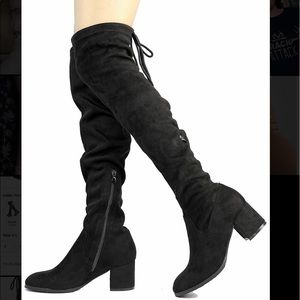 Women’s Over The Knee Boots - Black